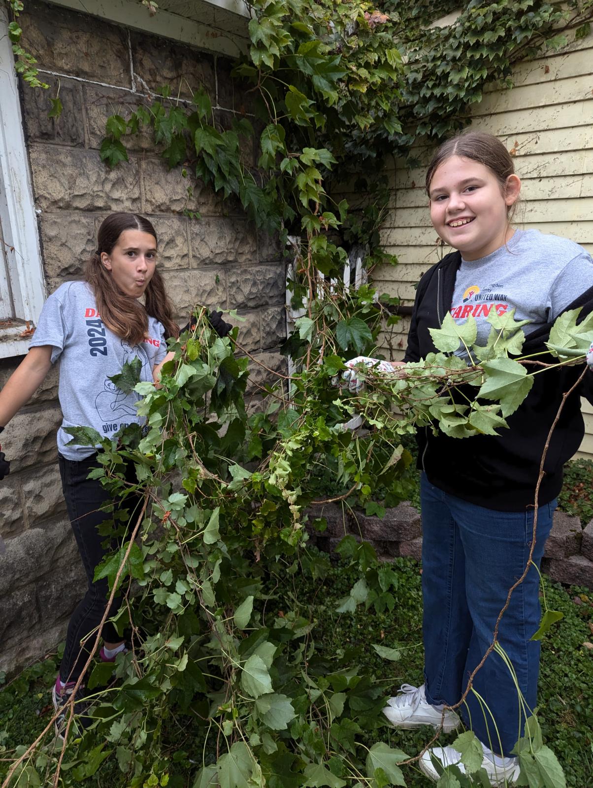 group of volunteers